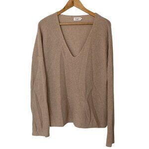 The Reset Very V Wool and Cashmere Blend V-neck Knit Sweater